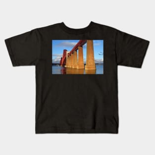 Forth Rail Bridge, Scotland Kids T-Shirt